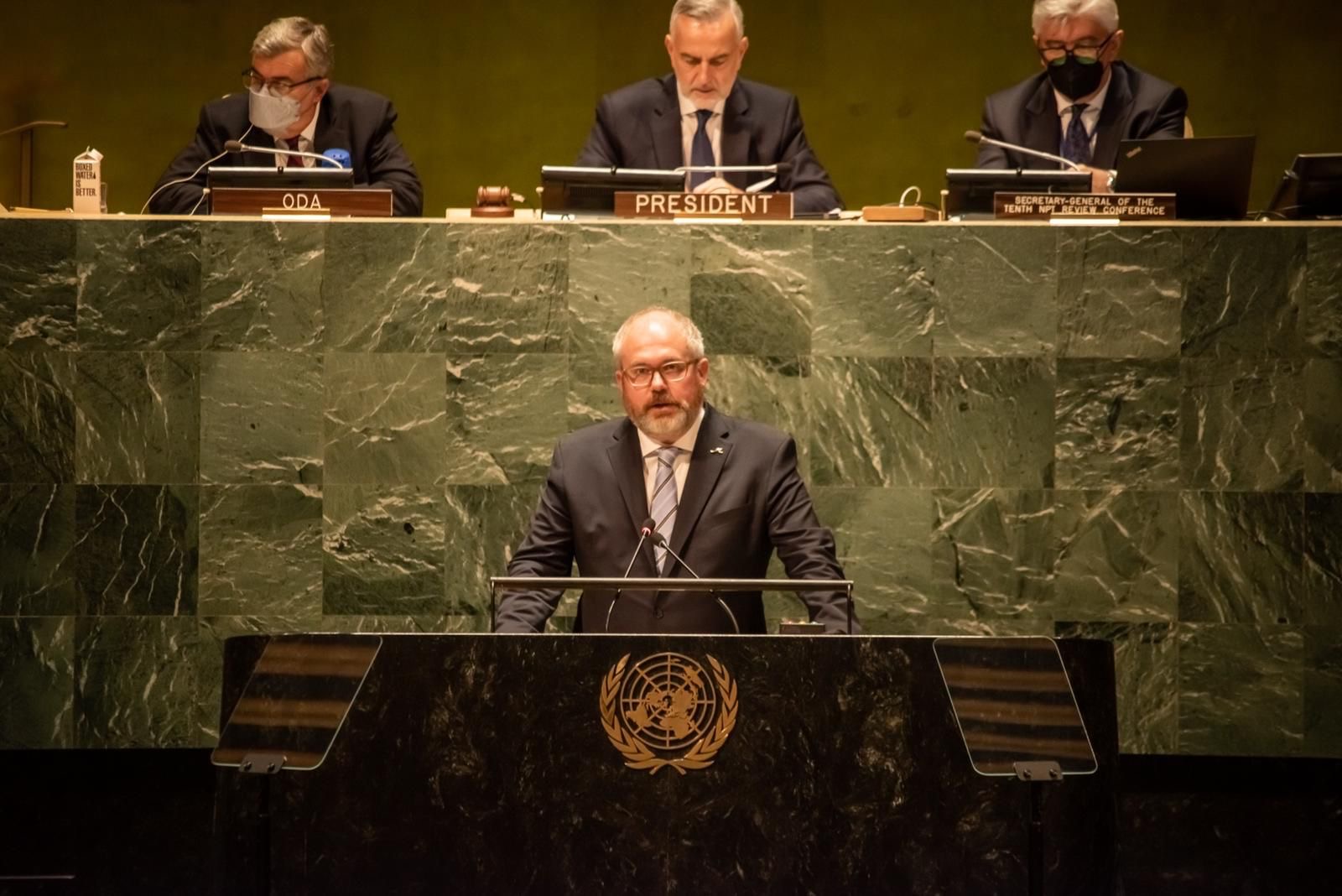 ADDRESS TO THE 10TH REVIEW CONFERENCE OF THE NON-PROLIFERATION OF NUCLEAR WEAPONS TREATY Main Image